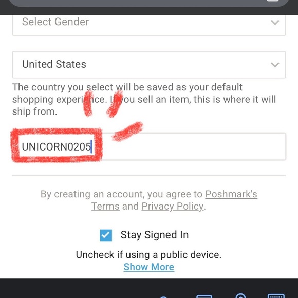 COPY - New to poshmark? Referral code for $10 off invitation code - Picture 3 of 3